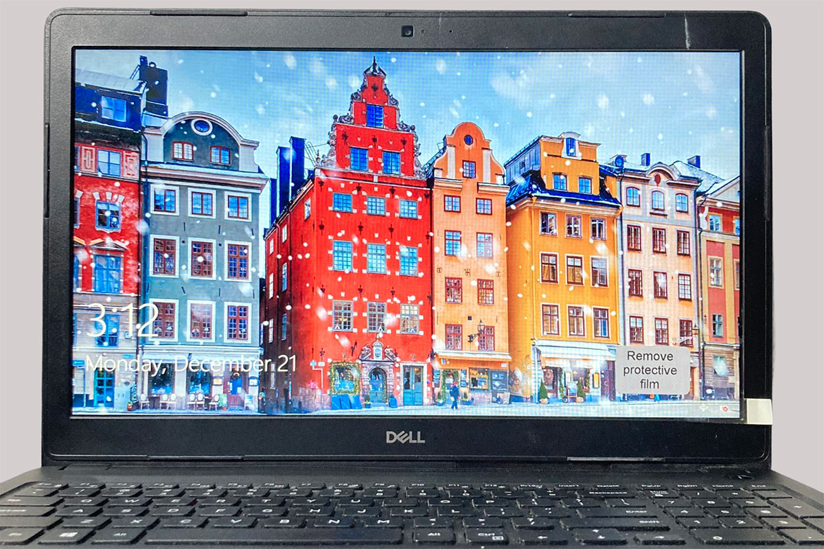 Dell laptop after screen replacement at Asetos Computers Rosebank