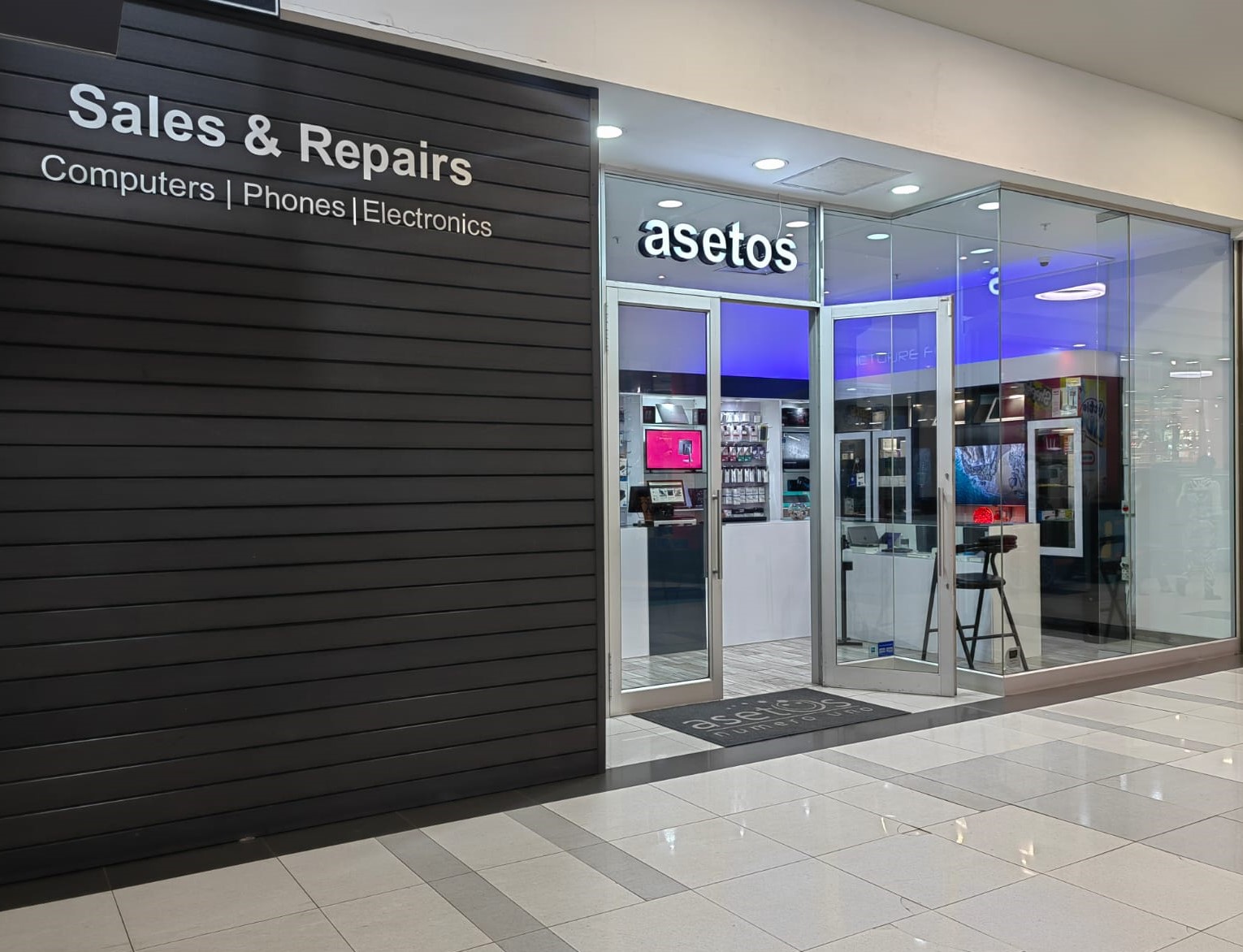 Asetos Computers shop front